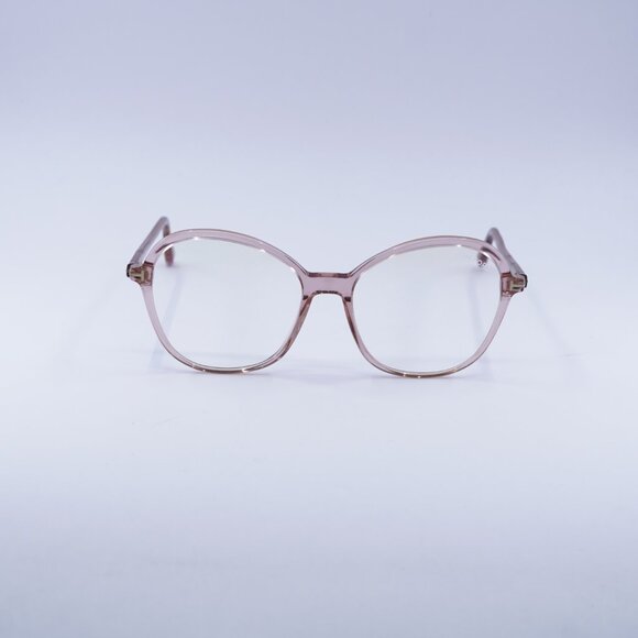 Tom Ford FT5577-B 072 Eyeglasses Pink 55mm Butterfly Frame, Blue Light Block - Picture 2 of 9